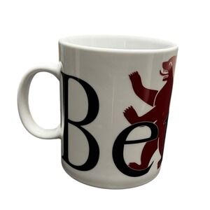 Starbucks‎ 16 Oz Coffee Cup Mug Collector Series Global Icon Berlin City FLAW